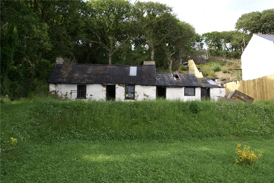 A view of Rose Cottage as seen from the Cleddau River.